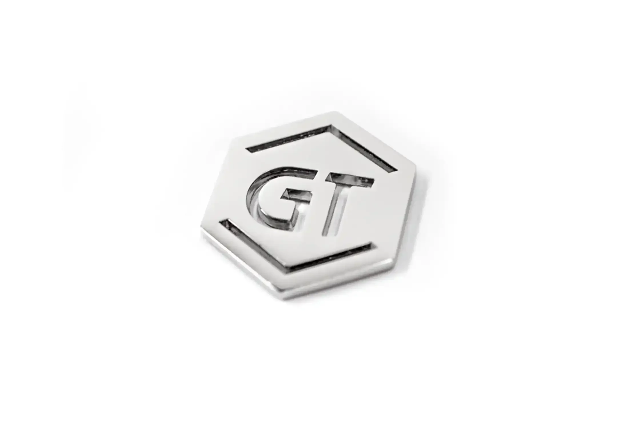 Base Plate Badge - GT - Silver