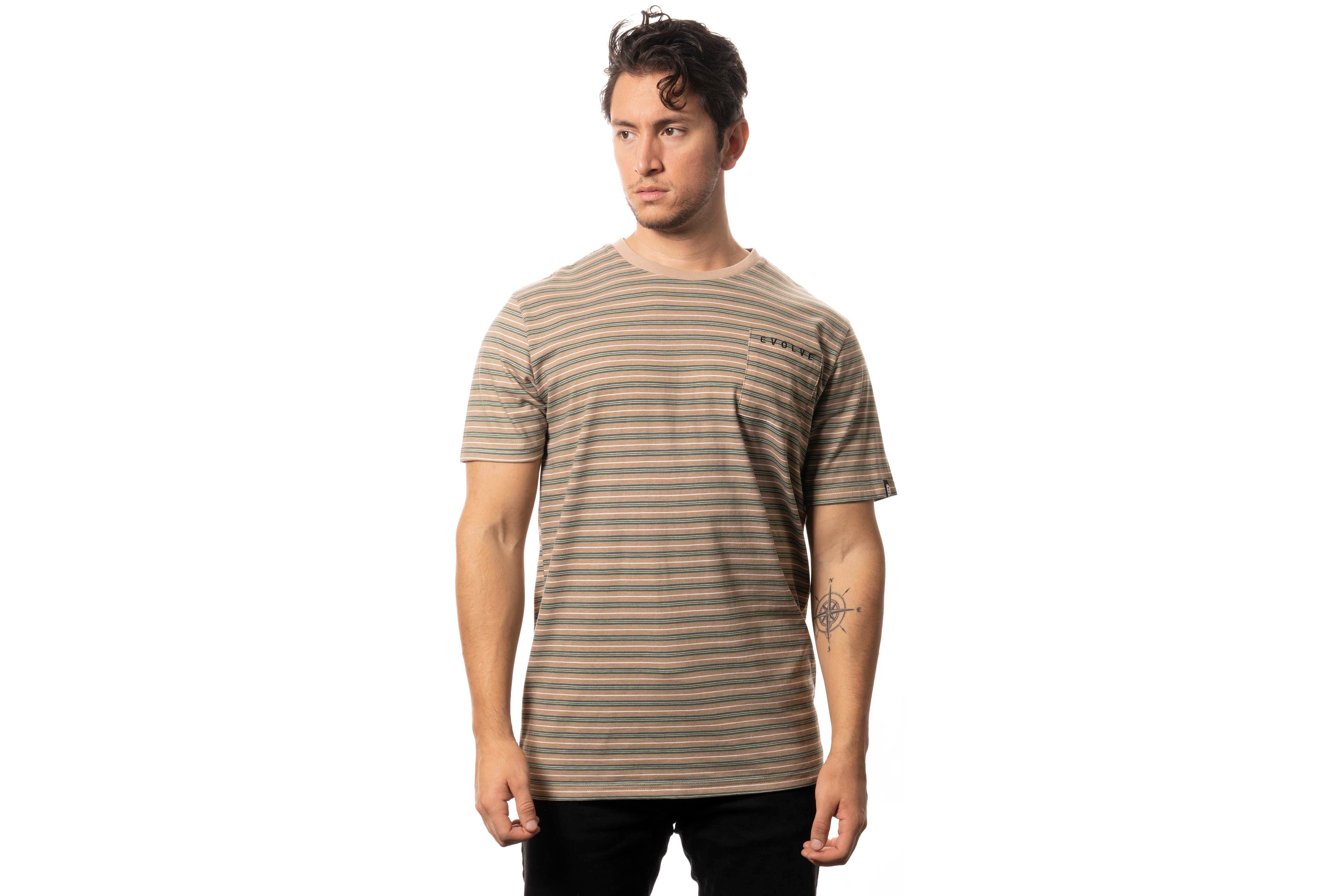 Blaze Striped Crew Tee - Image 5