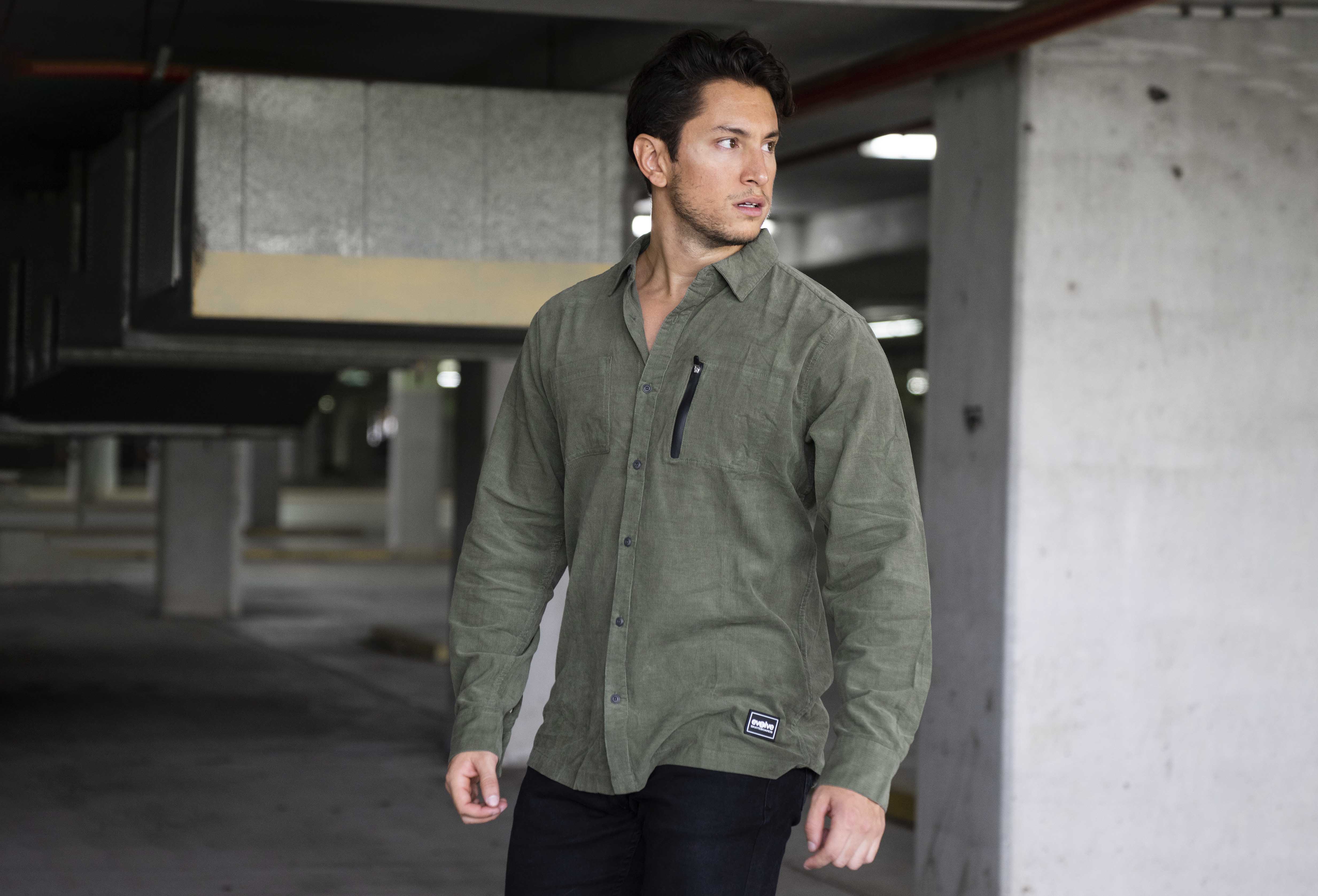 Bolt Long Sleeve Corduroy Shirt - Image 7