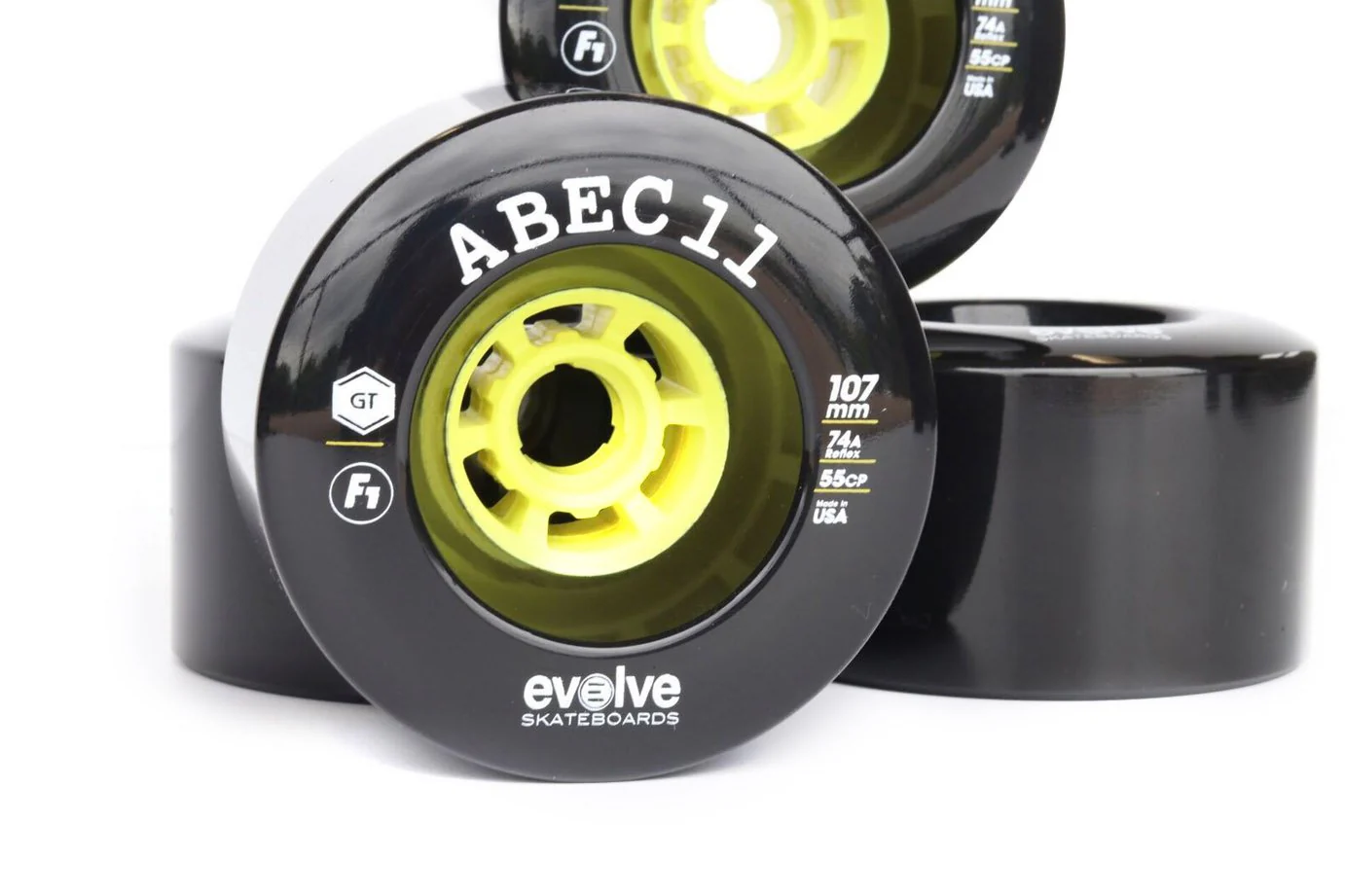 Evolve/ABEC 107mm Street Wheels - Image 3