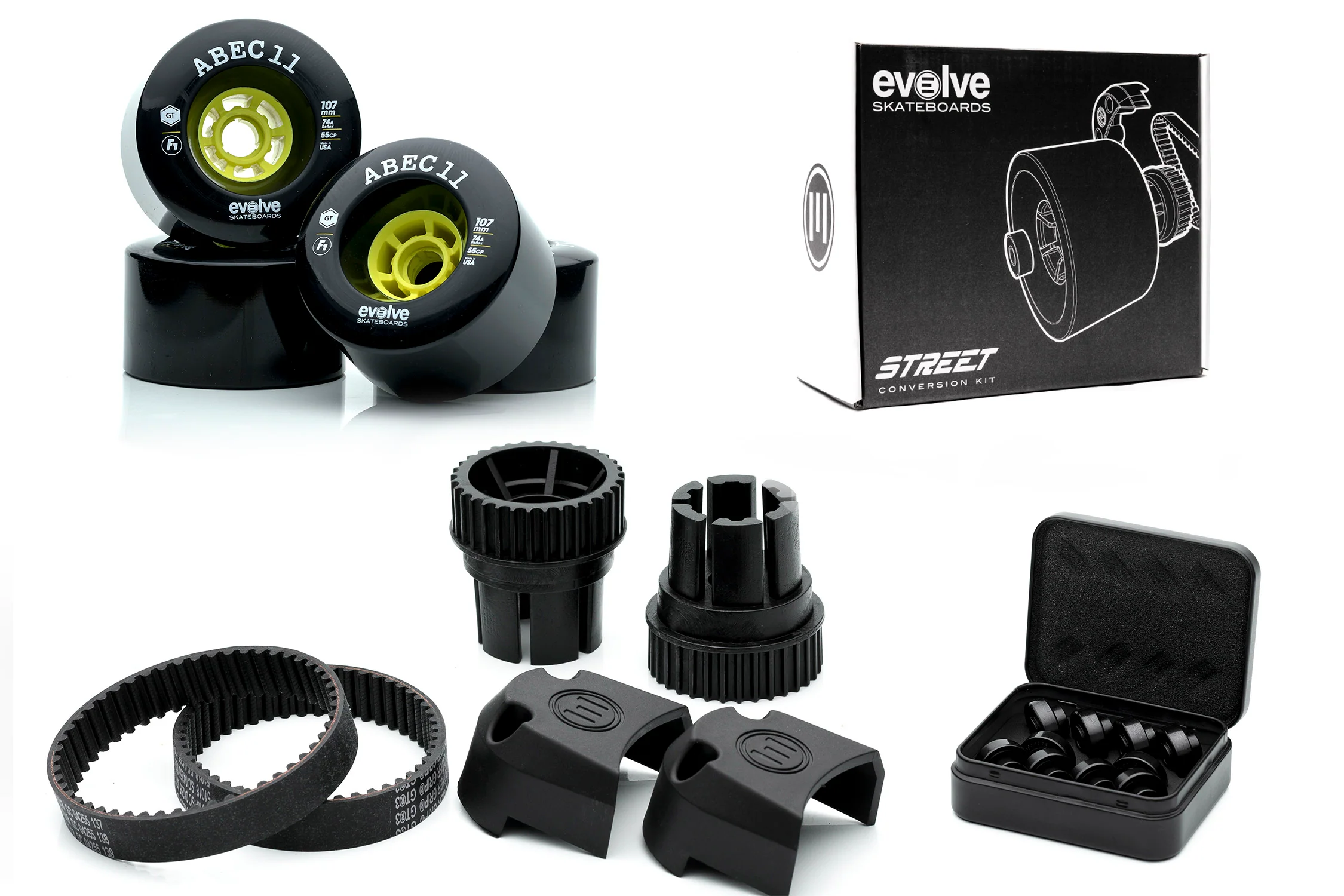 Evolve/ABEC 107mm Street Conversion Kit - Image 3