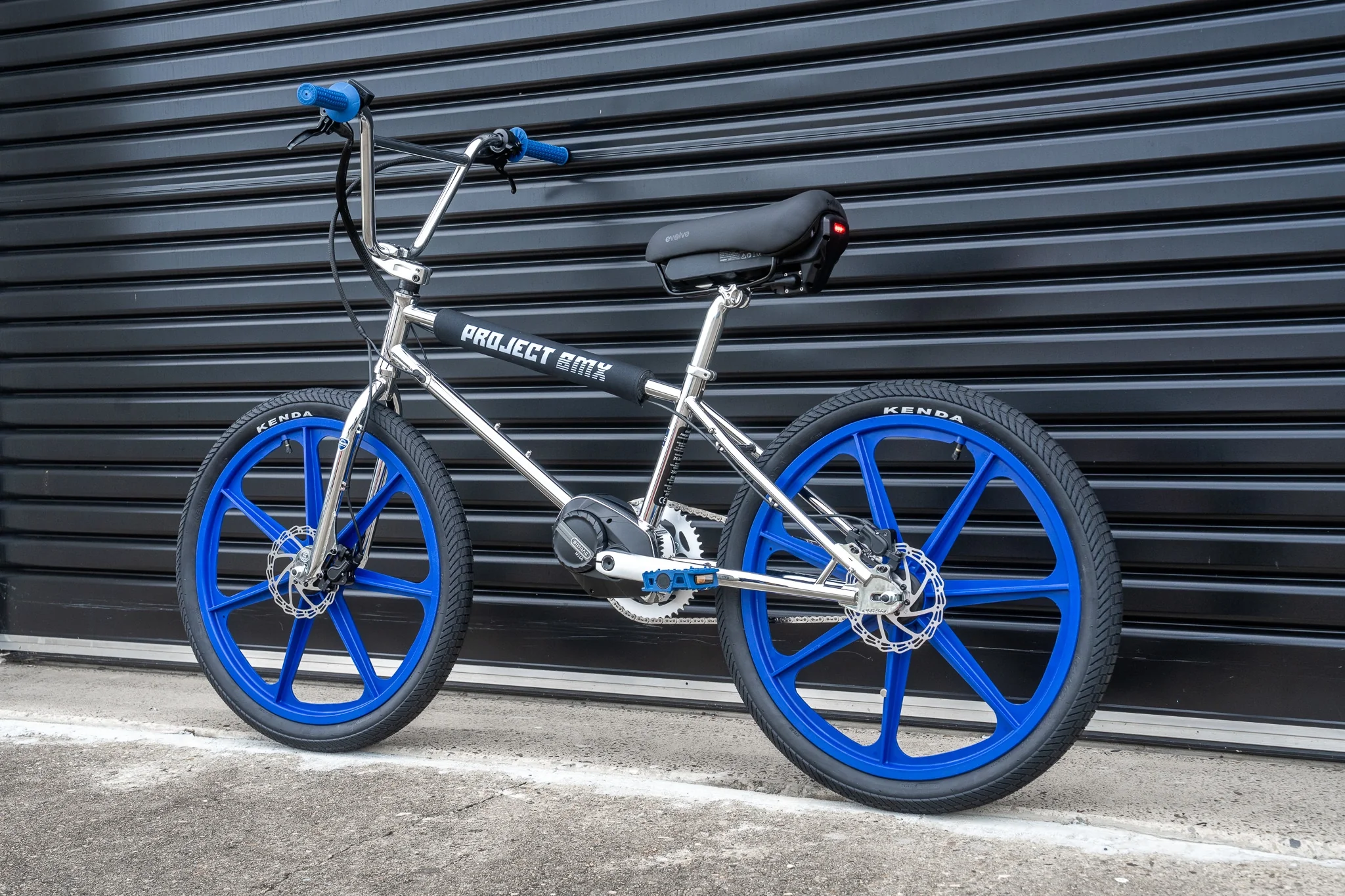 Project BMX Chrome Blue: The Electric BMX Bike by Evolve - Image 14