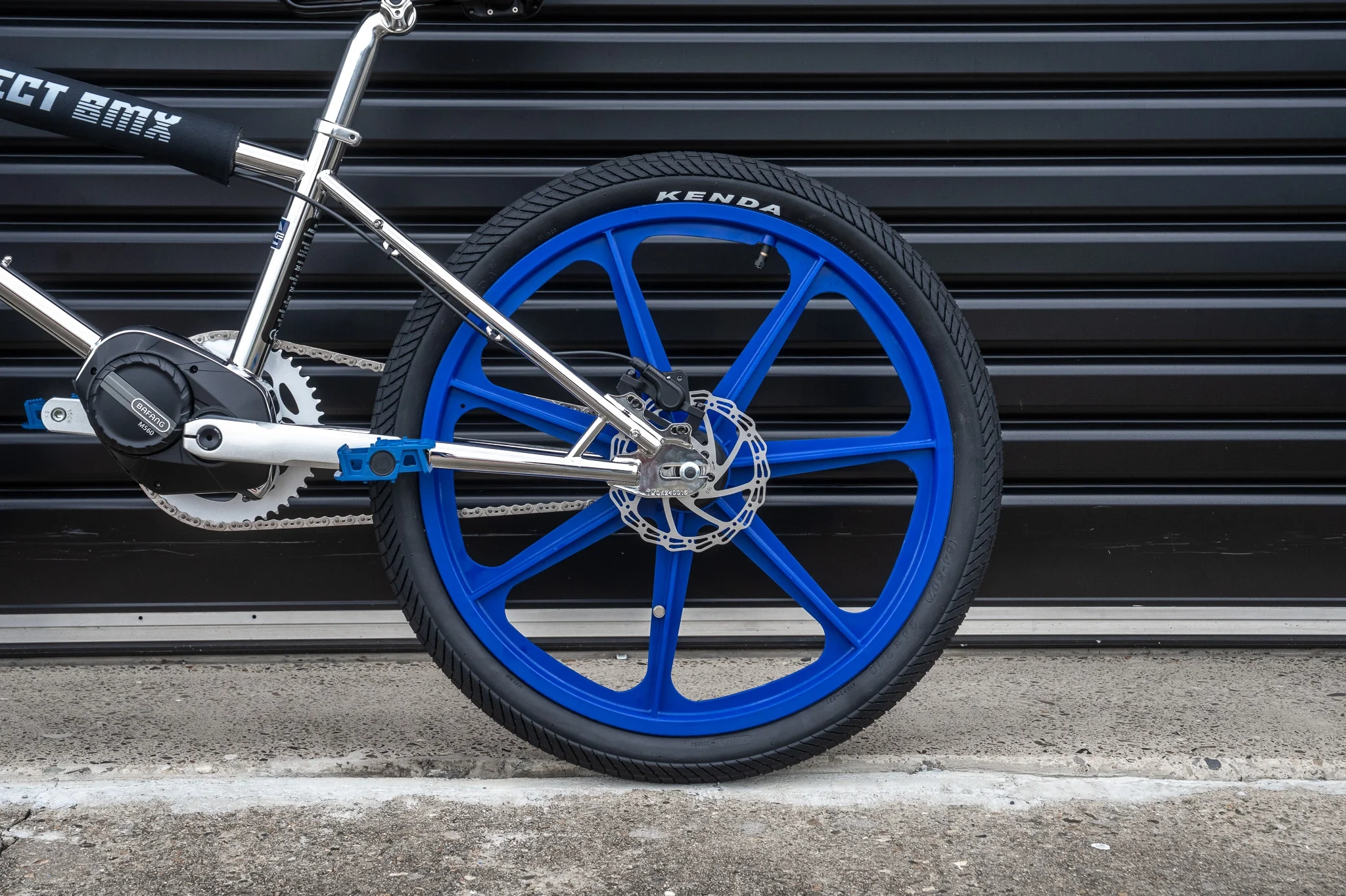 Project BMX Chrome Blue: The Electric BMX Bike by Evolve - Image 7