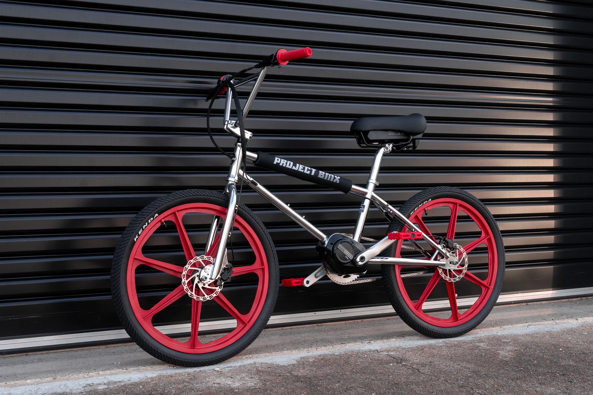 Project BMX Chrome Red: The Electric BMX Bike by Evolve - Image 3