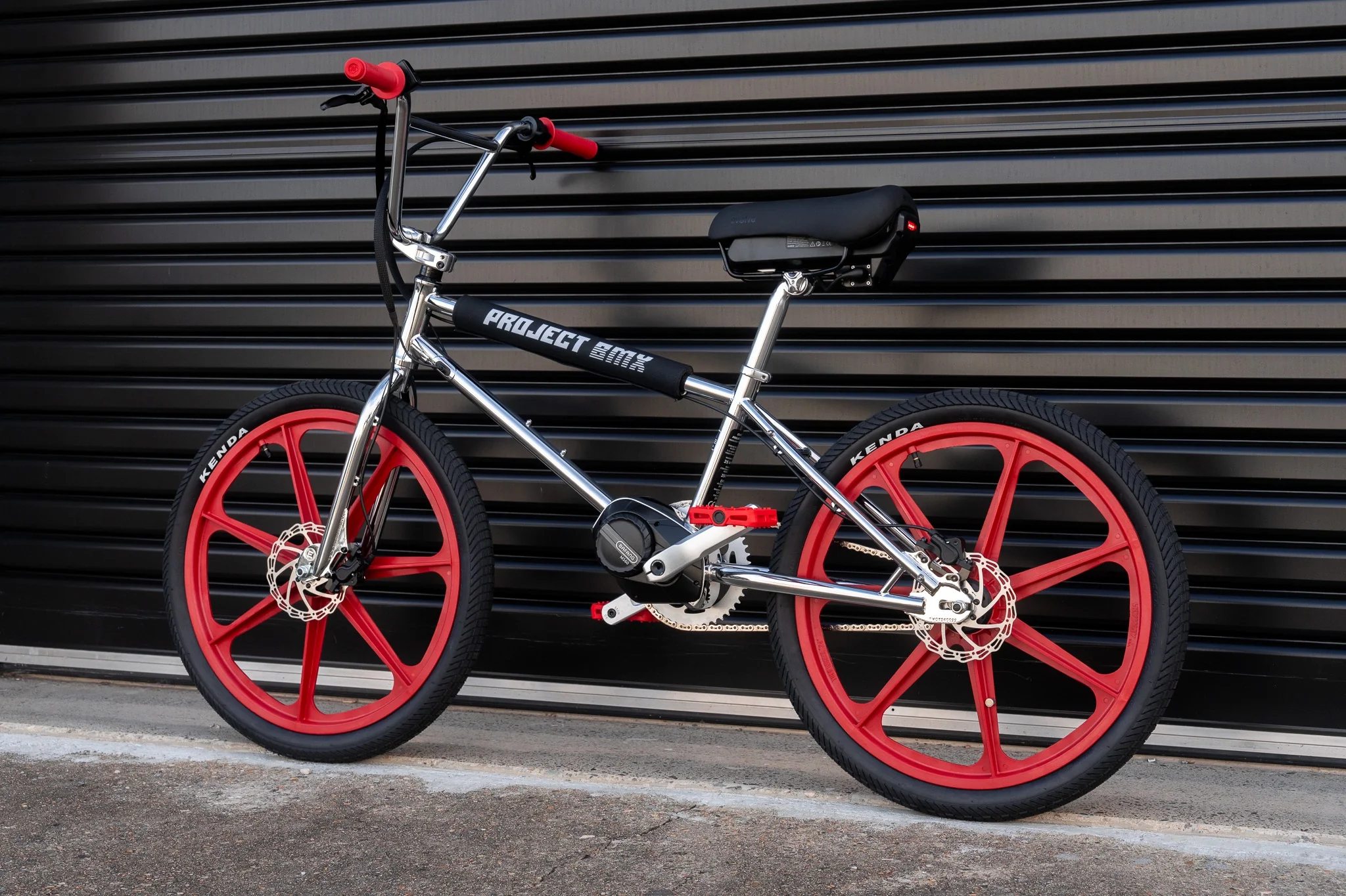 Project BMX Chrome Red: The Electric BMX Bike by Evolve - Image 4