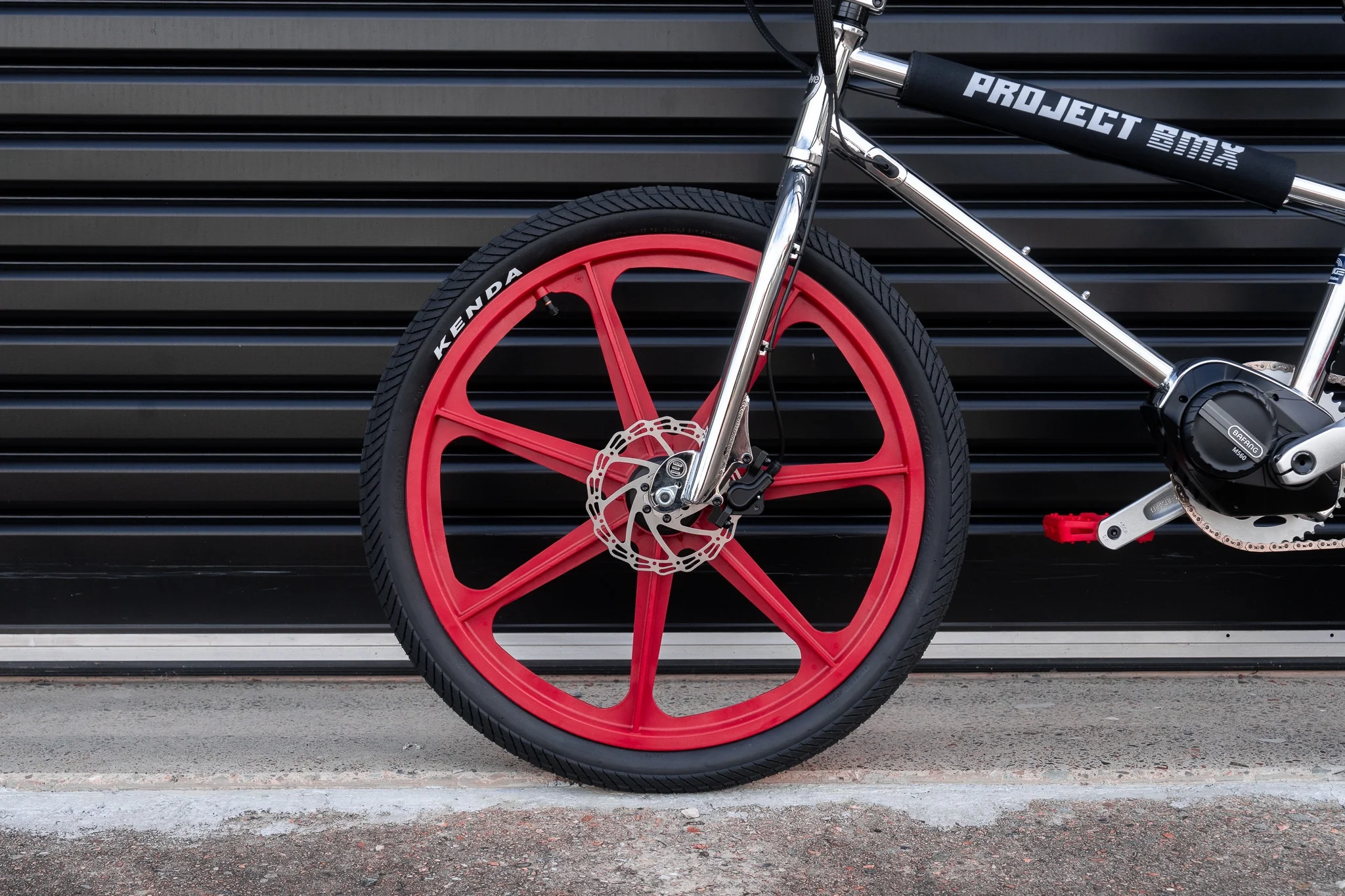 Project BMX Chrome Red: The Electric BMX Bike by Evolve - Image 6