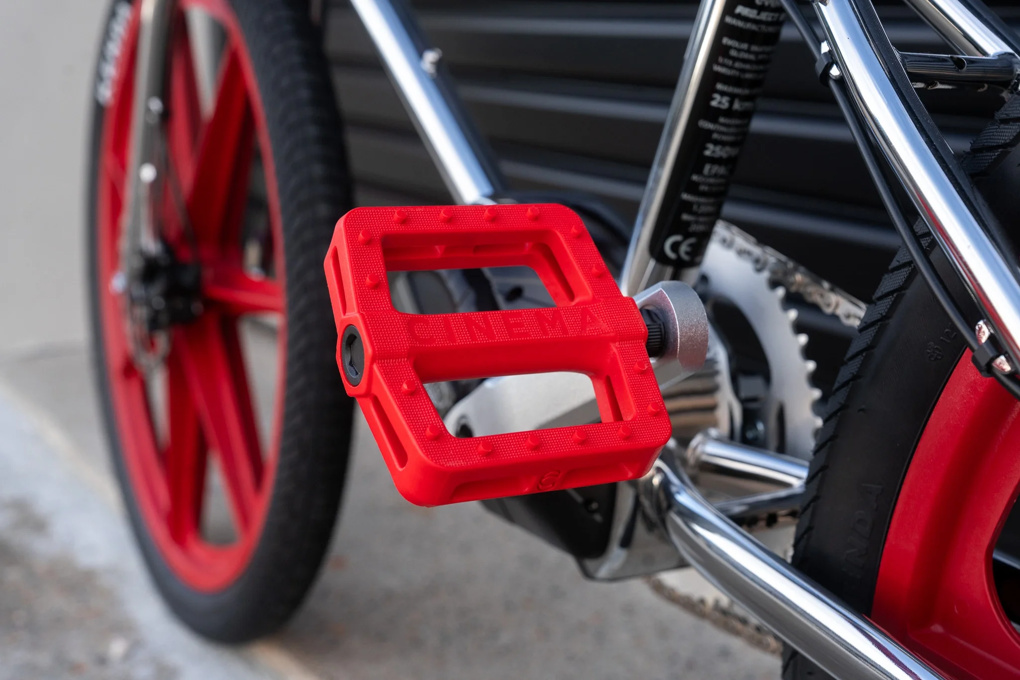 Project BMX Chrome Red: The Electric BMX Bike by Evolve - Image 8