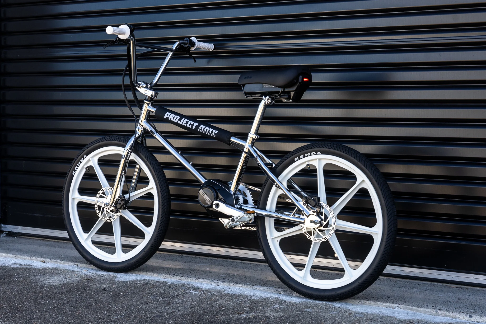 Project BMX Chrome White: The Electric BMX Bike by Evolve - Image 3