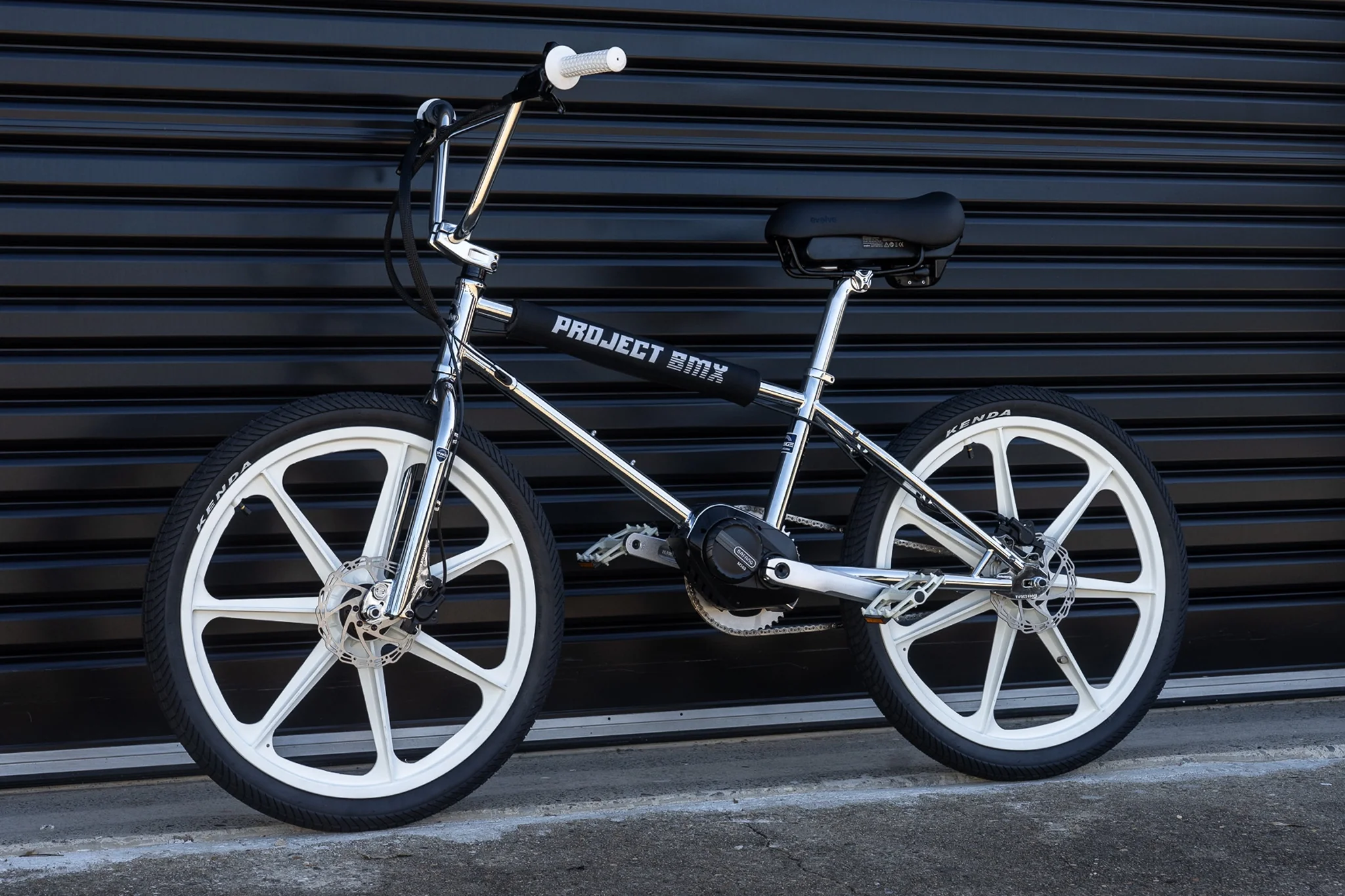 Project BMX Chrome White: The Electric BMX Bike by Evolve - Image 5